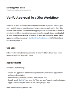 How to verify approval in a Jira workflow