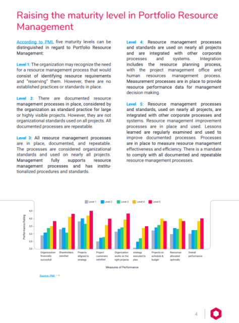 Project and portfolio resource management in BigPicture