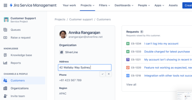 Introducing rich customer context in JSM for enhanced tailored support