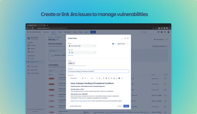 Introducing Security in Jira: Track &amp; prioritize vulnerabilities reported by security apps