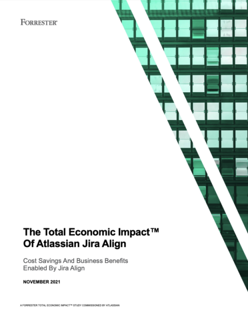 Forrester study: The total economic impact of Atlassian Jira Align
