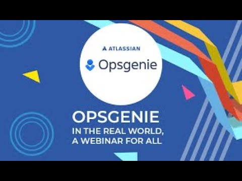 OpsGenie Clearvision Atlassian Webinar