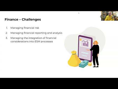 ESM Webinar - Finance